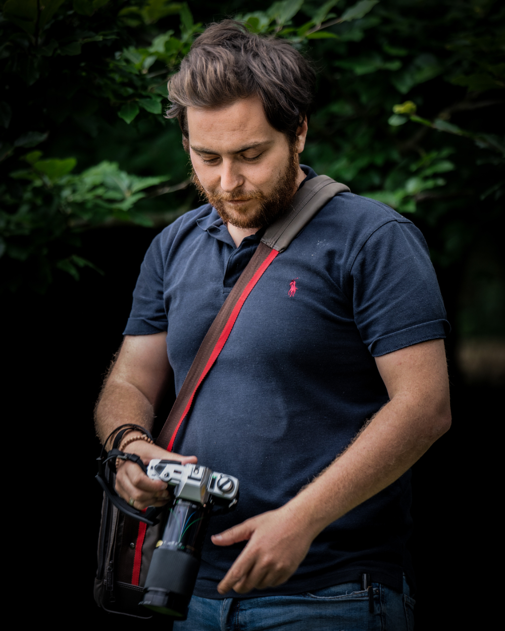 Ashraf hinter der Kamera